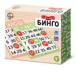 Игра настольная "Бинго" (карт.фишки) 04209/ДК - фото 11268728