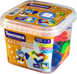 Конструктор KIDS "Сакелфикс" 30 деталей, ведерко М017/Т - фото 11269604