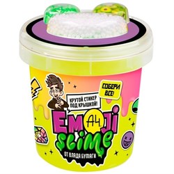 Игрушка для детей ТМ «Slime» Emoji-slime, желтый, 110 г. Влад А4, в банке SLM067 - фото 11723016