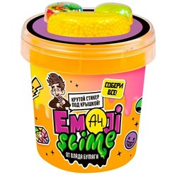 Игрушка для детей ТМ «Slime» Emoji-slime, оранжевый, 110 г. Влад А4 в банке SLM065 - фото 11723024