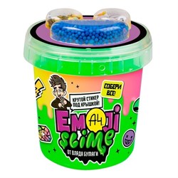 Игрушка для детей ТМ «Slime» Emoji-slime, зеленый, 110 г. Влад А4, в банке SLM066 - фото 11723028