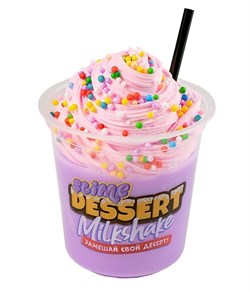 Слаймы с товарным знаком "Slime" Slime Dessert Milkshake сиреневый SLM137 - фото 11723034