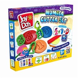 Масса для лепки, набор NUMBER CUTTER SET - УЧИМСЯ СЧИТАТЬ, пресс формы для цифр и вычис-й,19 аксес. NUMB-200 pot - фото 11756338