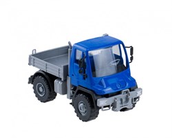 Самосвал бортовой Мерседес "Unimog U 500" (Синий) 08881/PC - фото 11756412