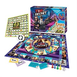 Игра настольная 2в1 «Top secret + Крокобонд» 03330/РС - фото 11756770