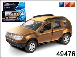 Машинка "RENAULT DUSTER" 1:38 49476W-RUS - фото 12054624