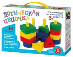 Игра пластмассовая "Логическая цепочка" 02325/ДК - фото 12058504