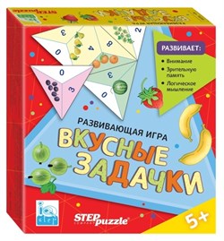 Развивающая игра "Вкусные задачки. Тримино" (IQ step), Развивающая игра "Вкусные задачки. Тримино" ( 76058/РС - фото 12058514