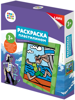 Раскраска пластилином Союзмультфильм "Заяц" Пкф-011/LR - фото 12059228