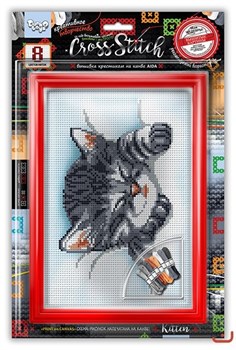 Вышивка крестиком на канве "CROSS STITCH" с рамкой VKB-01-04 - фото 12059489