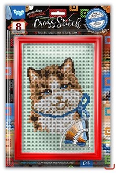 Вышивка крестиком на канве "CROSS STITCH" с рамкой VKB-01-02 - фото 12059494