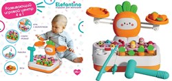 Развивающий игровой центр "Elefantino", игра с молоточком, собири урожай, рыбалка, весы IT109566 - фото 12084191