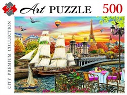 Artpuzzle. ПАЗЛЫ 500 элементов. ПАРУСНИК В ПАРИЖЕ Ф500-3895/РК - фото 12109164