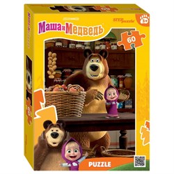 Мозаика "puzzle" 60 "Маша и Медведь. Лесные истории" (Анимаккорд) 81256/SP - фото 12112587