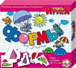 Игра обучающая Учись играя "Формы" 00059/ДК - фото 12158451