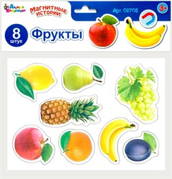 Магниты "Фрукты" 02708/ДK - фото 7300872