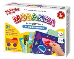 Игра магнитная "Мозаика магнитная с заданиями" 04116/ДК - фото 7301993