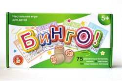 Игра настольная "Бинго" деревянные бочонки 04045/ДК - фото 7302180