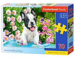 Puzzle-70 "Щенок французского бульдога" В-07152 - фото 7307257