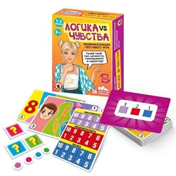 Игра настольная тест-квест «Логика vs чувства» 04383/РС - фото 9076340