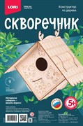 Конструктор из дерева, Скворечник "Уютный домик" Фн-023/LR