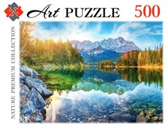 Artpuzzle. ПАЗЛЫ 500 элементов. ГЕРМАНИЯ. ОЗЕРО АЙБЗЕЕ НА РАССВЕТЕ ГИК500-0449/РК