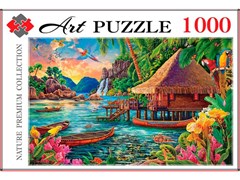 Artpuzzle. ПАЗЛЫ 1000 элементов. ТРОПИЧЕСКИЙ ДОМИК ФК1000-0471/РК