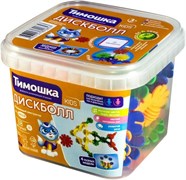 Конструктор KIDS "ДискБолл" 38 деталей, ведерко М019/Т