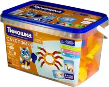 Конструктор KIDS «Сакелфикс» 60 деталей, ведерко 058/Т