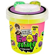 Игрушка для детей ТМ «Slime» Emoji-slime, желтый, 110 г. Влад А4, в банке SLM067