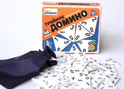 Игра настольная "Тройное домино" 02982/ДК