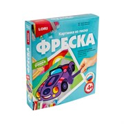 Фреска, Картина из песка "Машинка" Kп-058/LR