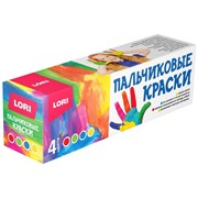 Пальчиковые краски 4 цв. по 40 мл Пкр-005/LR