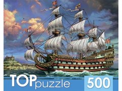 TOPpuzzle. Пазлы 500 элементов "Парусник в море" XTП500-6831/PK