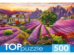 TOPpuzzle. Пазлы 500 элементов. РОМАНТИЧНЫЙ ПЕЙЗАЖ ПРОВАНСА П500-0738/РК