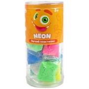 Легкий пластилин, ТМ Crazy Clay, набор "Neon" mini, (18 штук в уп.) C206Y (9)