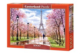 Puzzle-1000 "Романическая прогулка по Парижу" C-104369