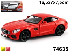 Машинка "MERCEDES-BENZ GT S AMG 2018" 5" 74635W-RUS