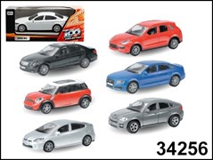 Машинка "TOP-100 hot" №2" 1:64 34256W-RUS