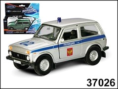 Машинка "LADA 4x4" 1:36 37026W-RUS