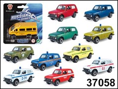 Машинка "LADA 4x4" 1:60 37058W-RUS