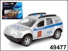 Машинка "RENAULT DUSTER" 1:38 49477W-RUS