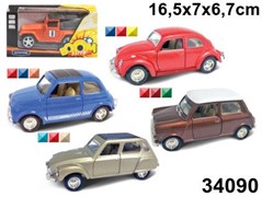 Машинка "RETRO COMPACT CAR" 34090W-RUS