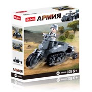 Конструктор "Армия. Гусеничный мотоцикл" 109 деталей M38-B0680B