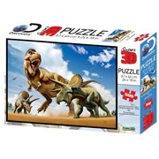 3D Puzzle-500 "Тираннозавр против трицератопса" Discovery PR10329