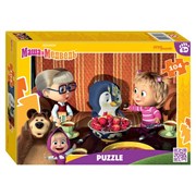 Мозаика "puzzle" 104 "Маша и Медведь (нов.)" (Анимаккорд) 82246/РС