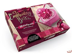 Набор креативного творчества «EMBROIDERY BOX» шкатулка своими руками EMB-01-08