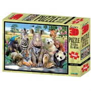 3D Puzzle-500 H.Robinson "Экзотическая живая природа" ("Exotic Wildlife") PR10009