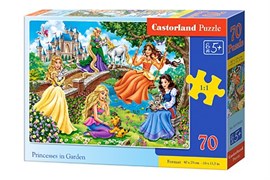 Puzzle-70 "Принцессы в саду" B-070022