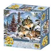 3D Puzzle-100 "Волчья гармония" PR15029